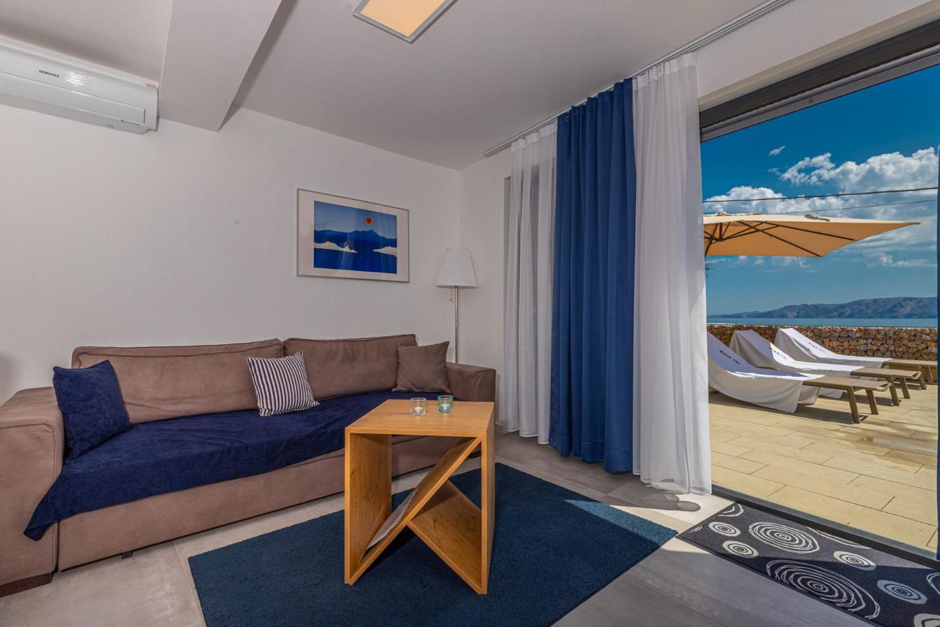 Apartment Di Blu Novi Vinodolski Rum bild